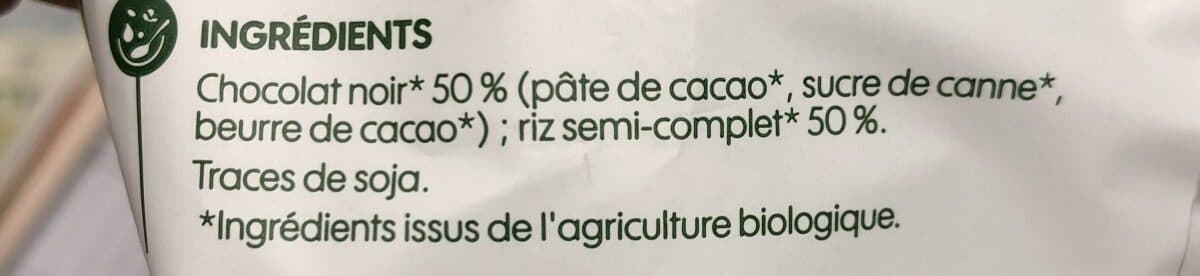 Bio Village Mini galettes de riz bio chocolat noir packshot