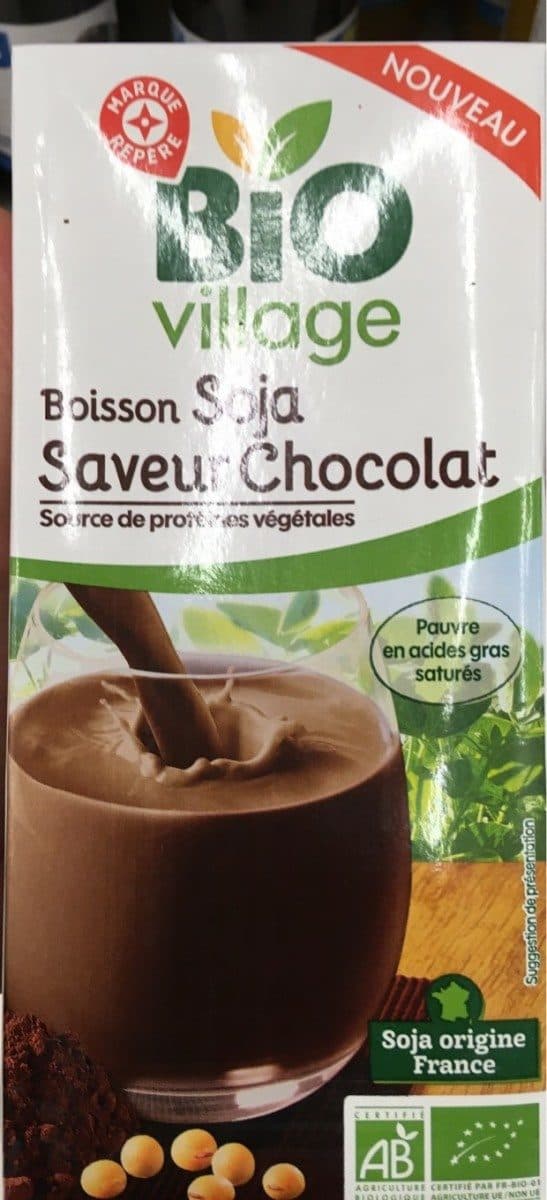 Bio Village Boisson soja saveur chocolat packshot