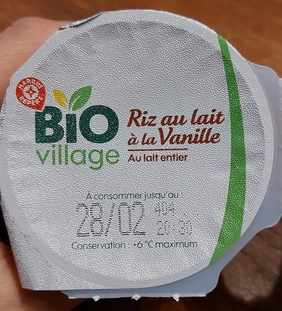 Bio Village Riz au lait à la vanille packshot