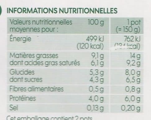 Bio Village Yaourt à la grecque bio au lait entier x 2 packshot