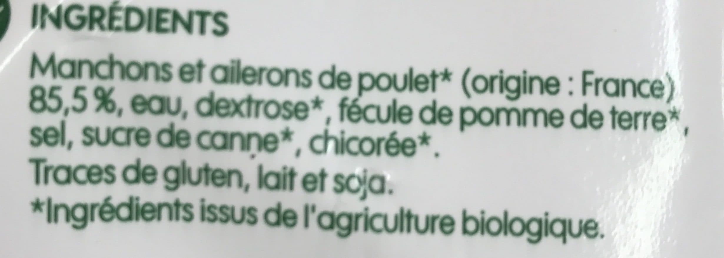 Bio Village Manchons et ailerons poulet rôti packshot