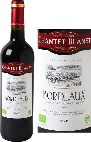 Bio Village Bordeaux rouge bio A.O.C. 2017 packshot