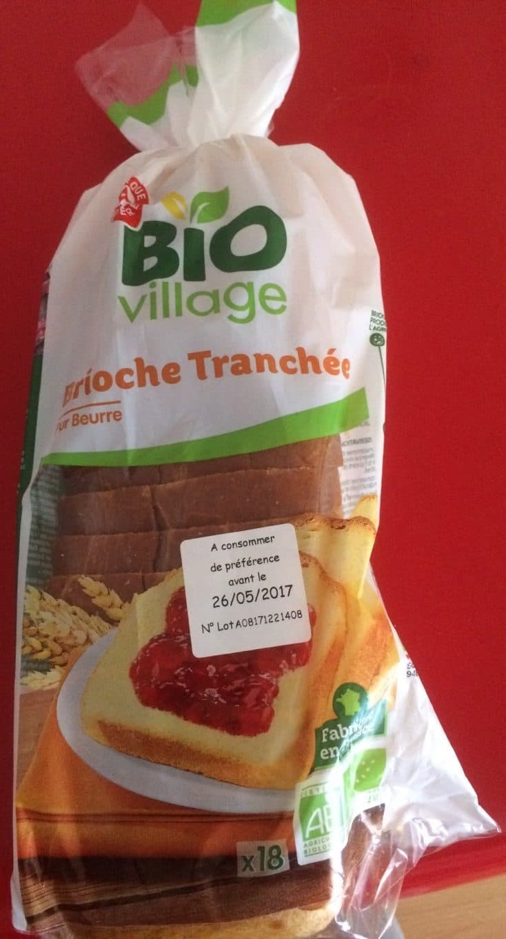 Bio Village Brioche tranchée bio packshot