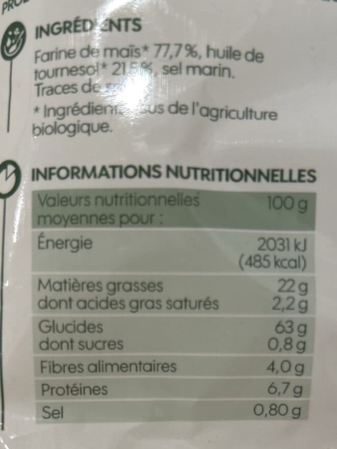 Bio Village Tortillas chips nature bio packshot