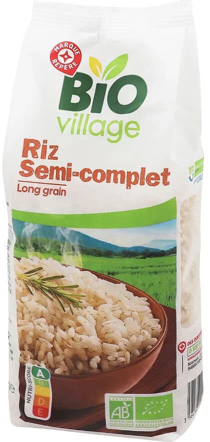 Bio Village Riz Semi-complet packshot