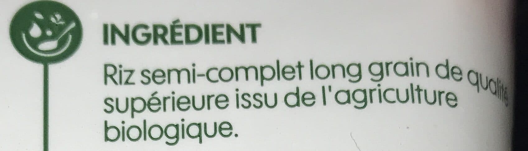 Bio Village Riz Semi-complet packshot