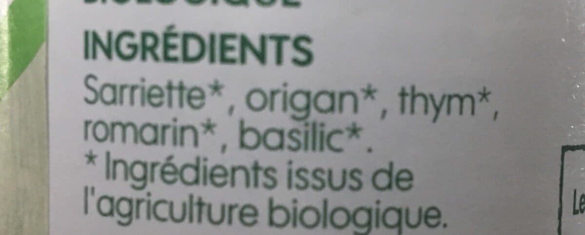 Bio Village Herbes de provence bio - flacon packshot