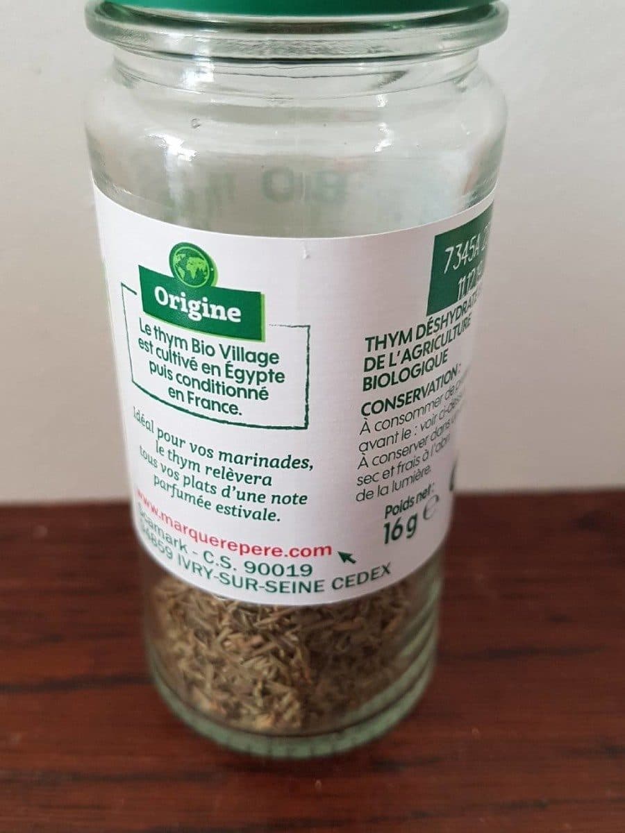 Bio Village Thym packshot