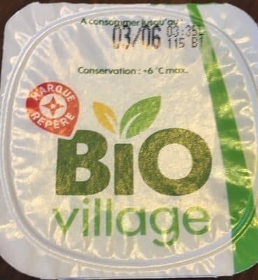 Bio Village Yaourt brassé à la vanille bio au lait entier packshot