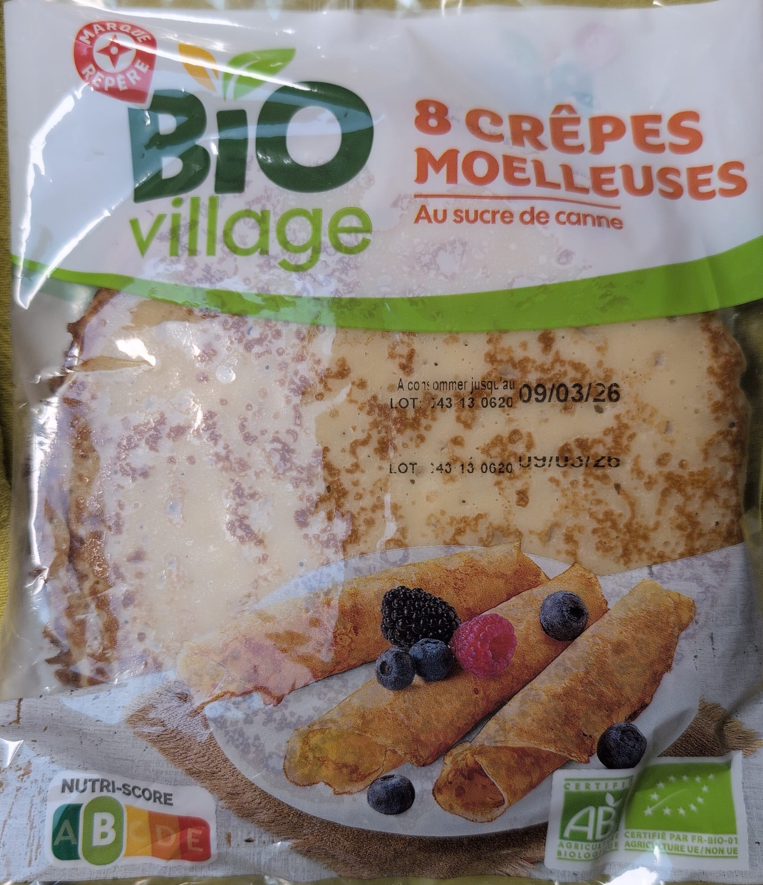 Bio Village Crêpes moelleuses packshot