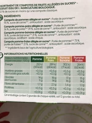 Bio Village Bio village - Compotes multi variétés allégées en sucres bio packshot