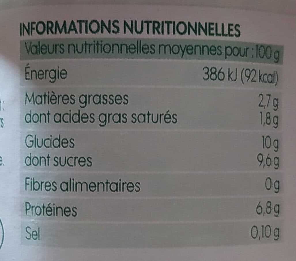 Bio Village Fromage frais vanille packshot