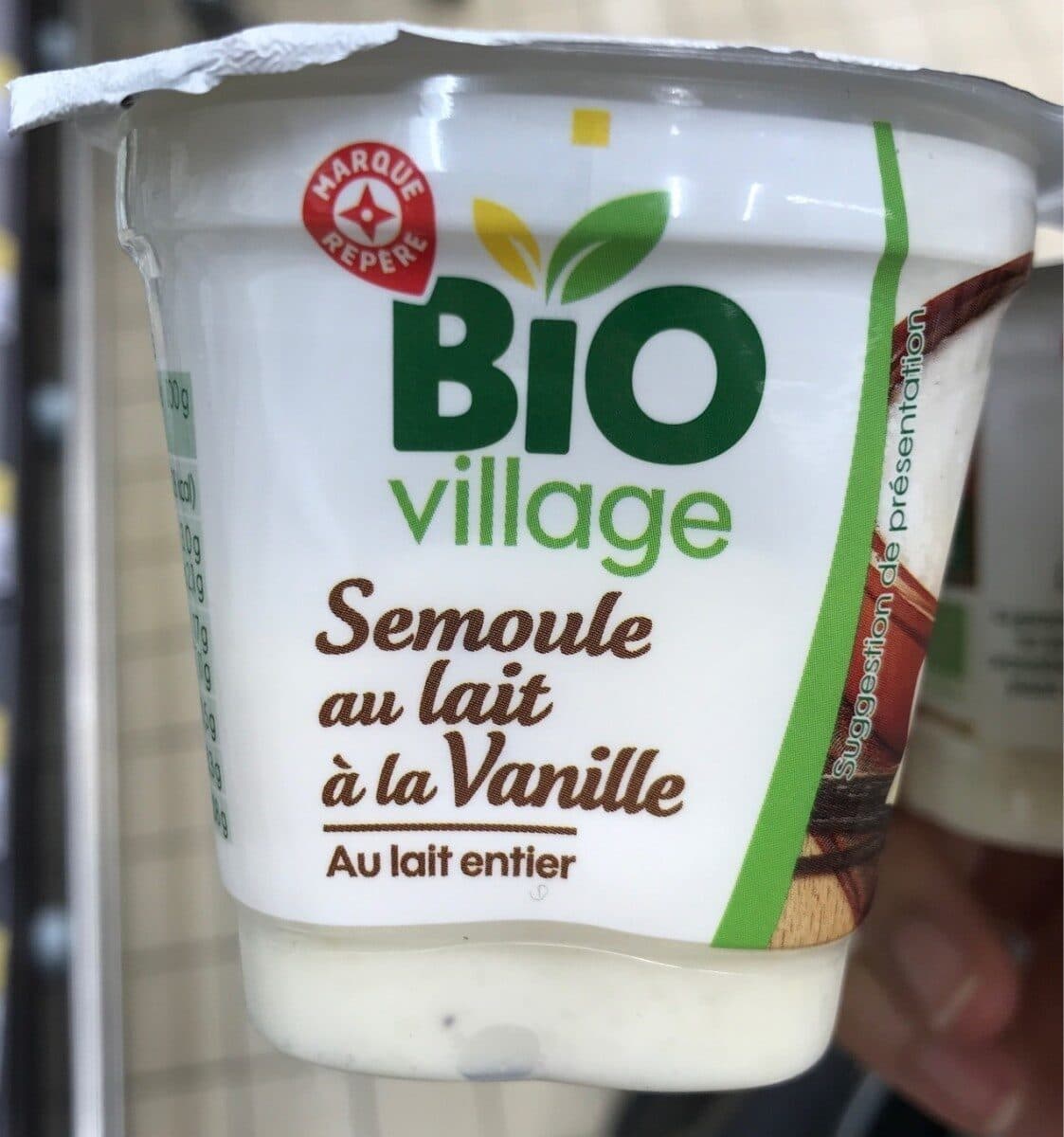 Bio Village SEMOULE LAIT VANILLE packshot