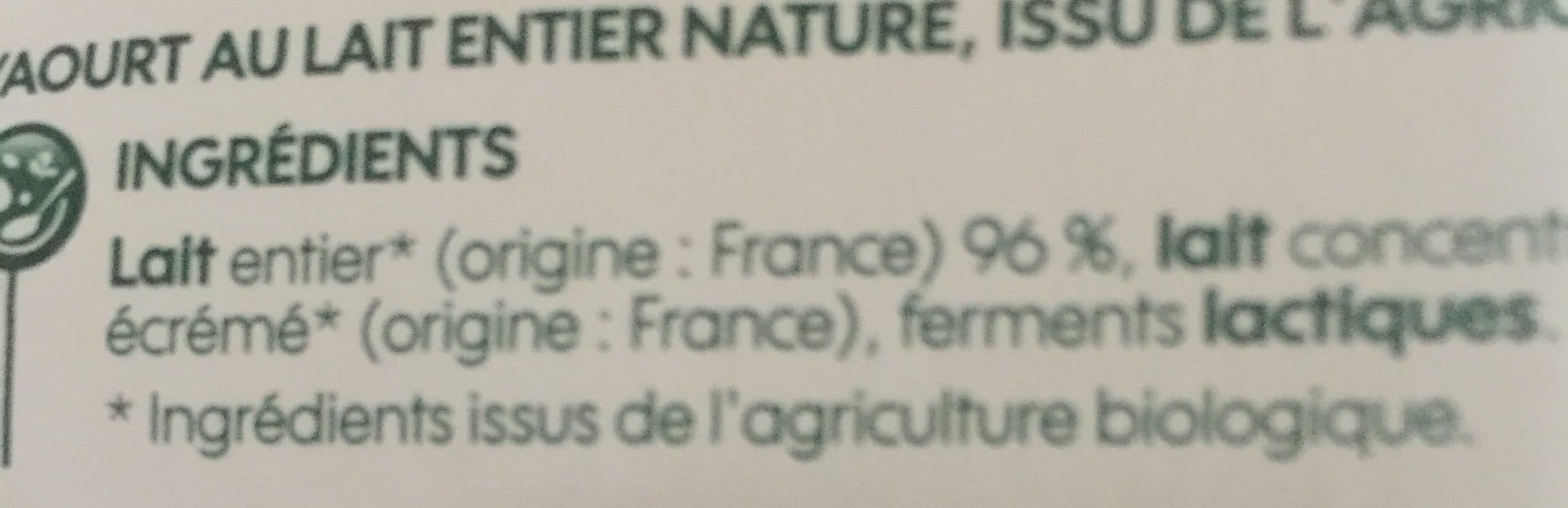 Bio Village Yaourt pot laitier nature bio packshot