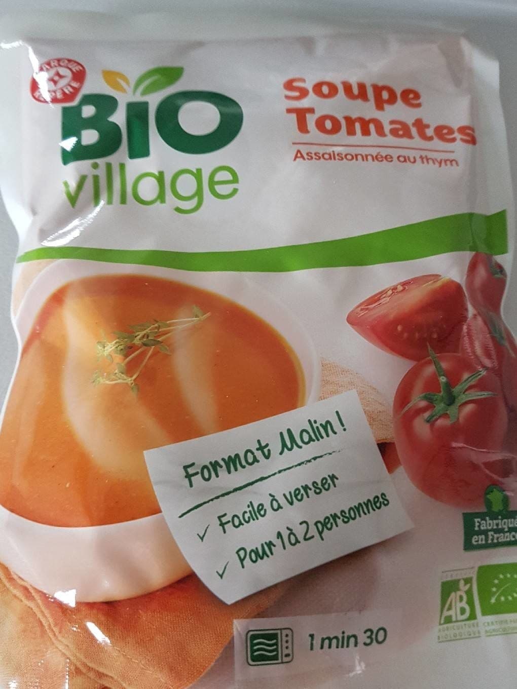 Bio Village Soupe de tomates bio packshot