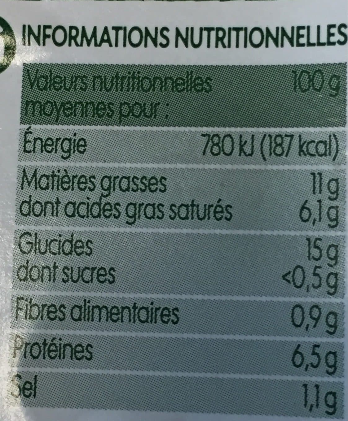 Bio Village Quenelles nature packshot