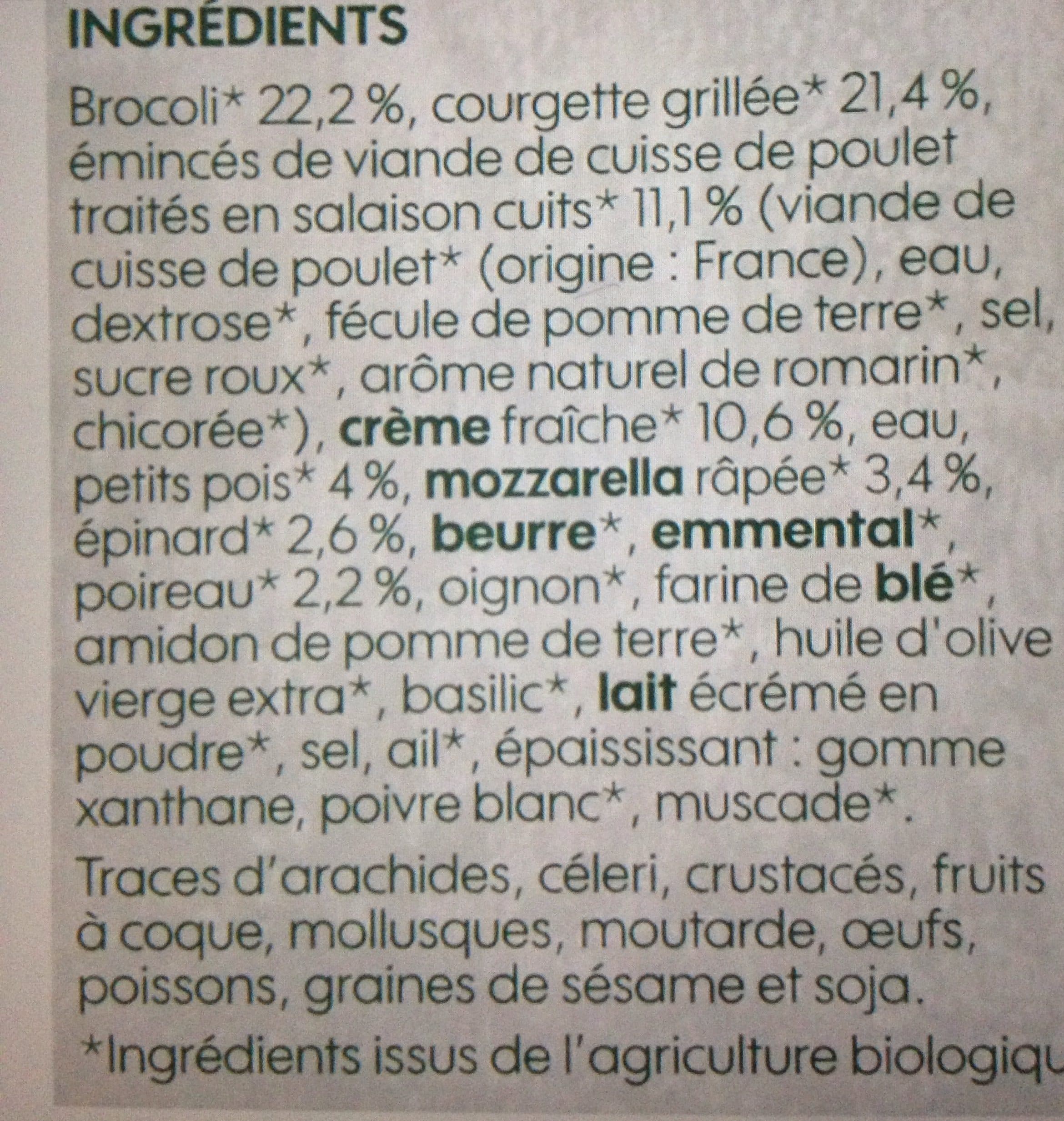 Bio Village Gratin de Légumes au Poulet Bio packshot
