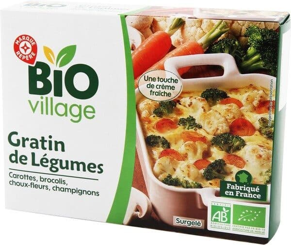 Bio Village Gratin de légumes bio packshot