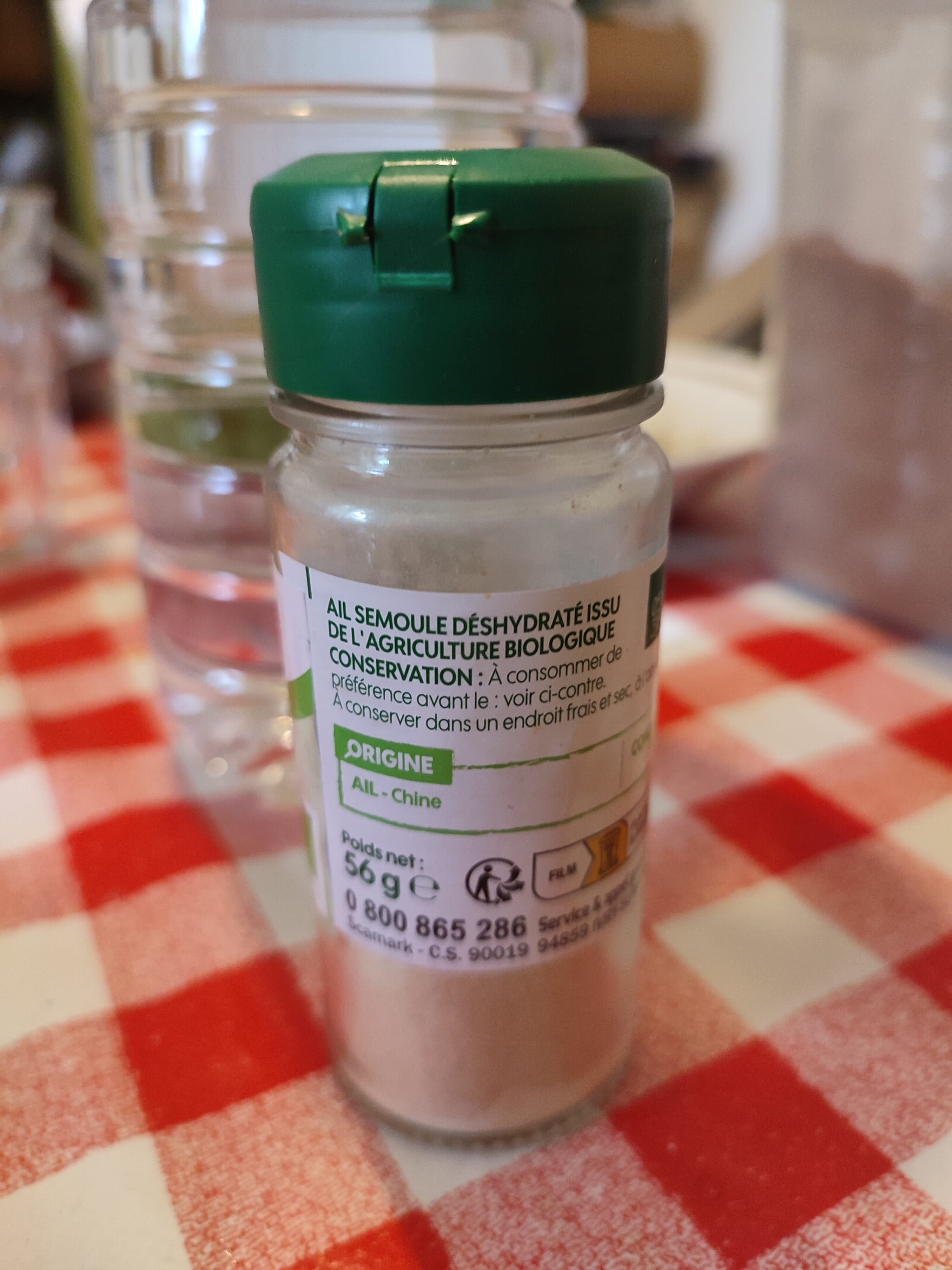Bio Village Ail semoule bio - flacon packshot