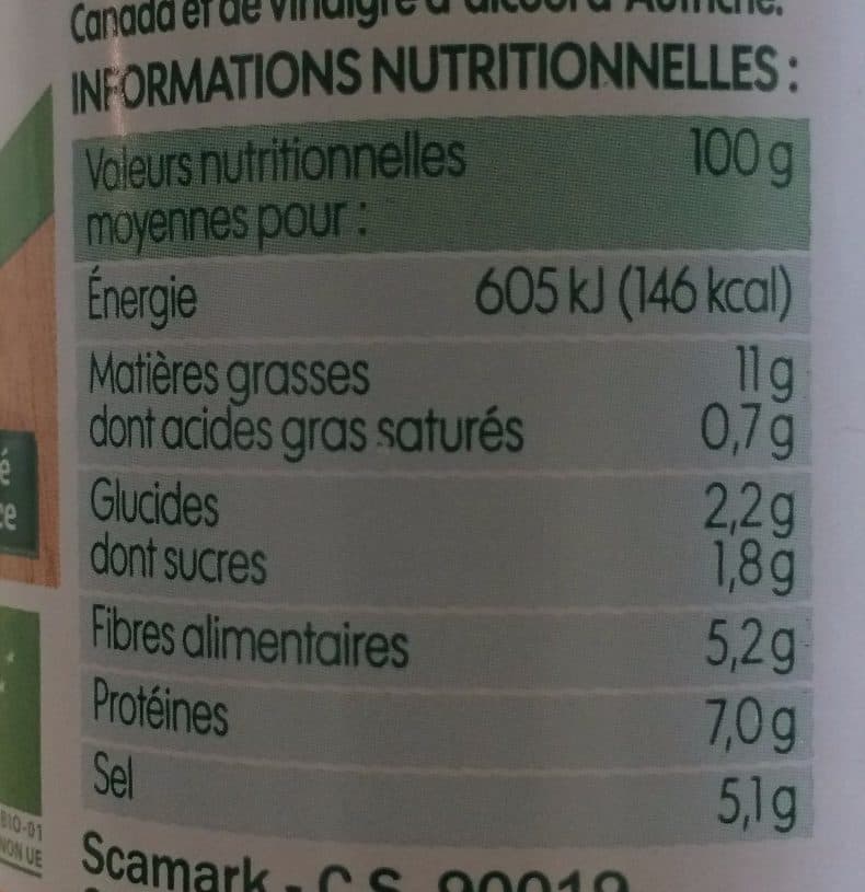 Bio Village Moutarde bio à l'ancienne packshot