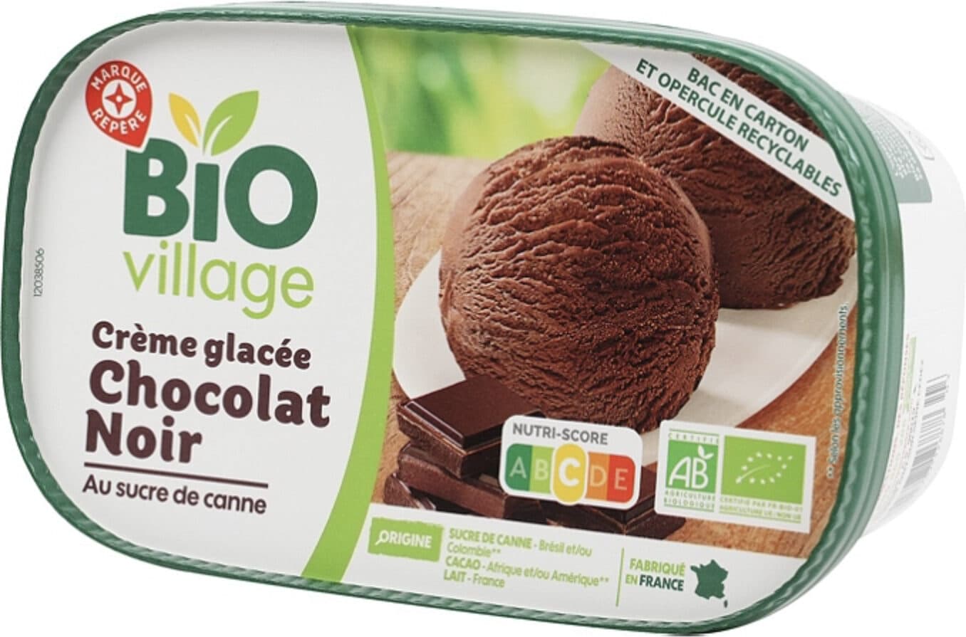 Bio Village Crème glacée Chocolat Noir packshot