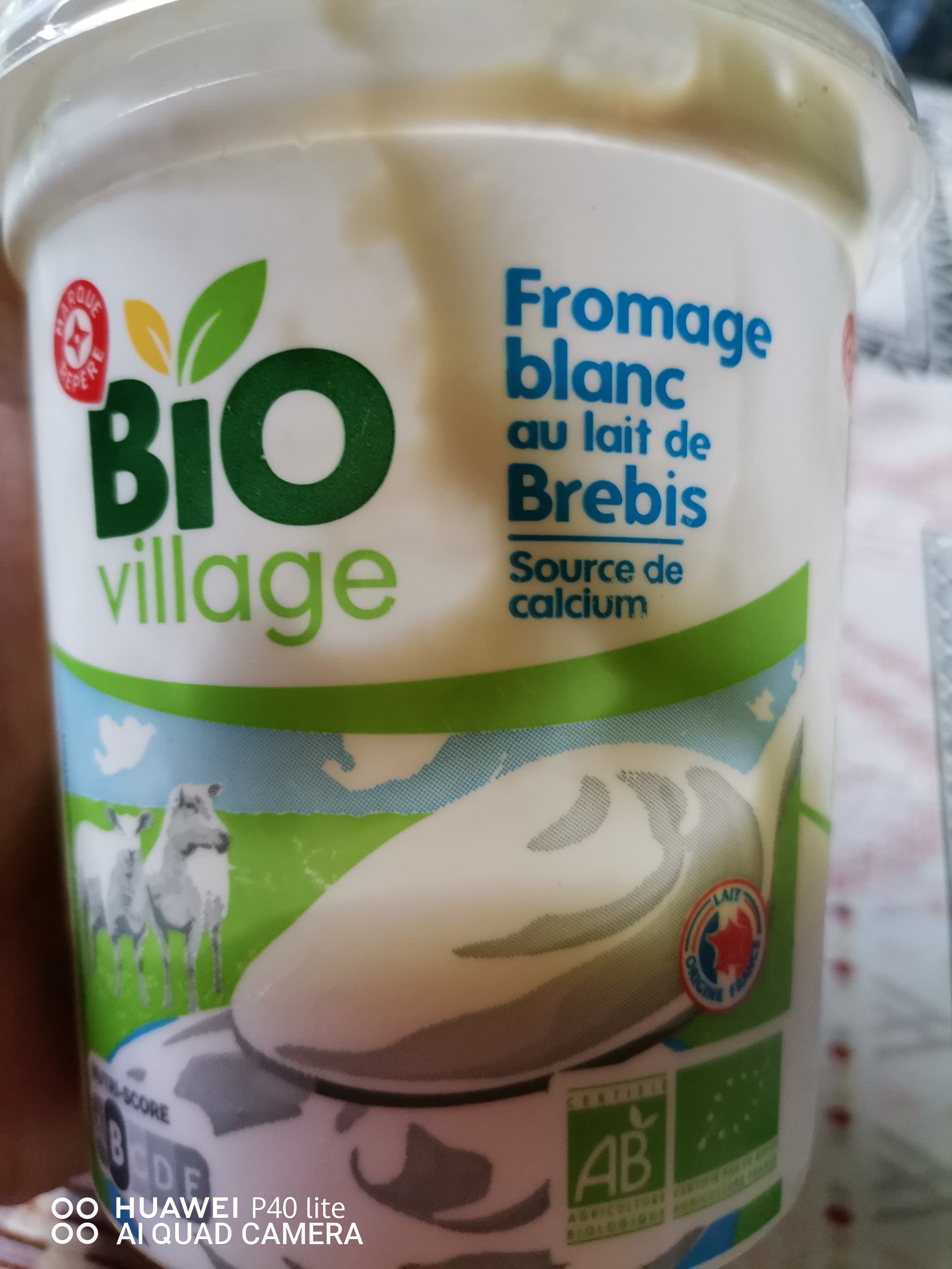 Bio Village Fromage blanc au lait de Brebis packshot