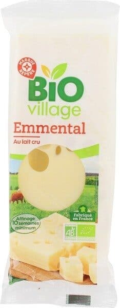 Bio Village Emmental bio 31% Mat. Gr. portion packshot