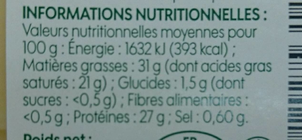 Bio Village Emmental bio en tranches 31% Mat. Gr. packshot