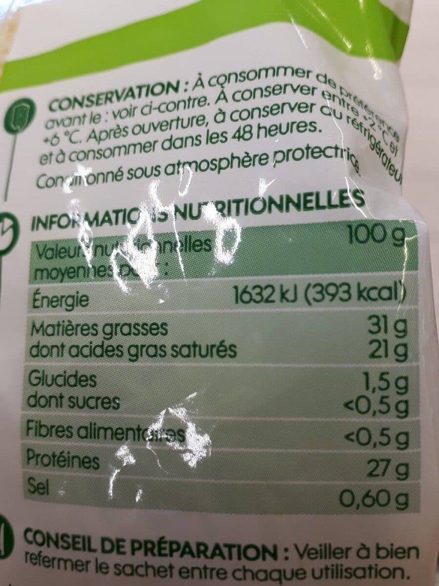 Bio Village Emmental râpé au Lait cru packshot