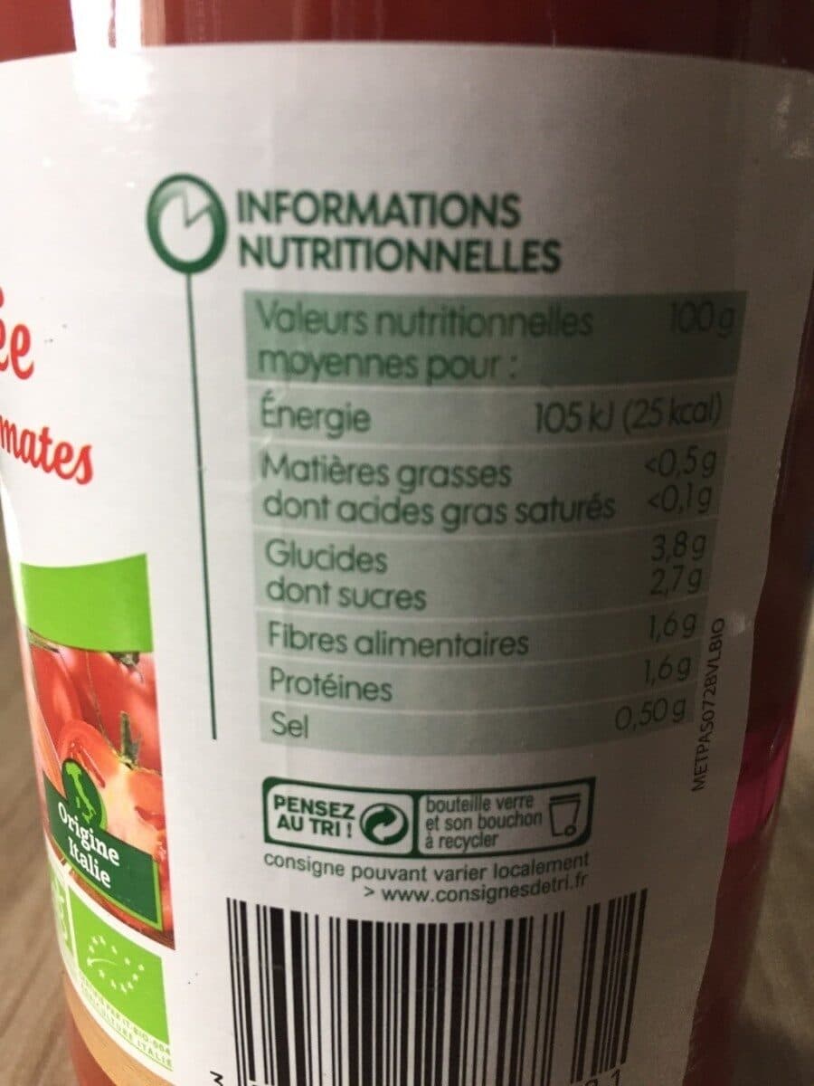 Bio Village Purée de tomates bio packshot