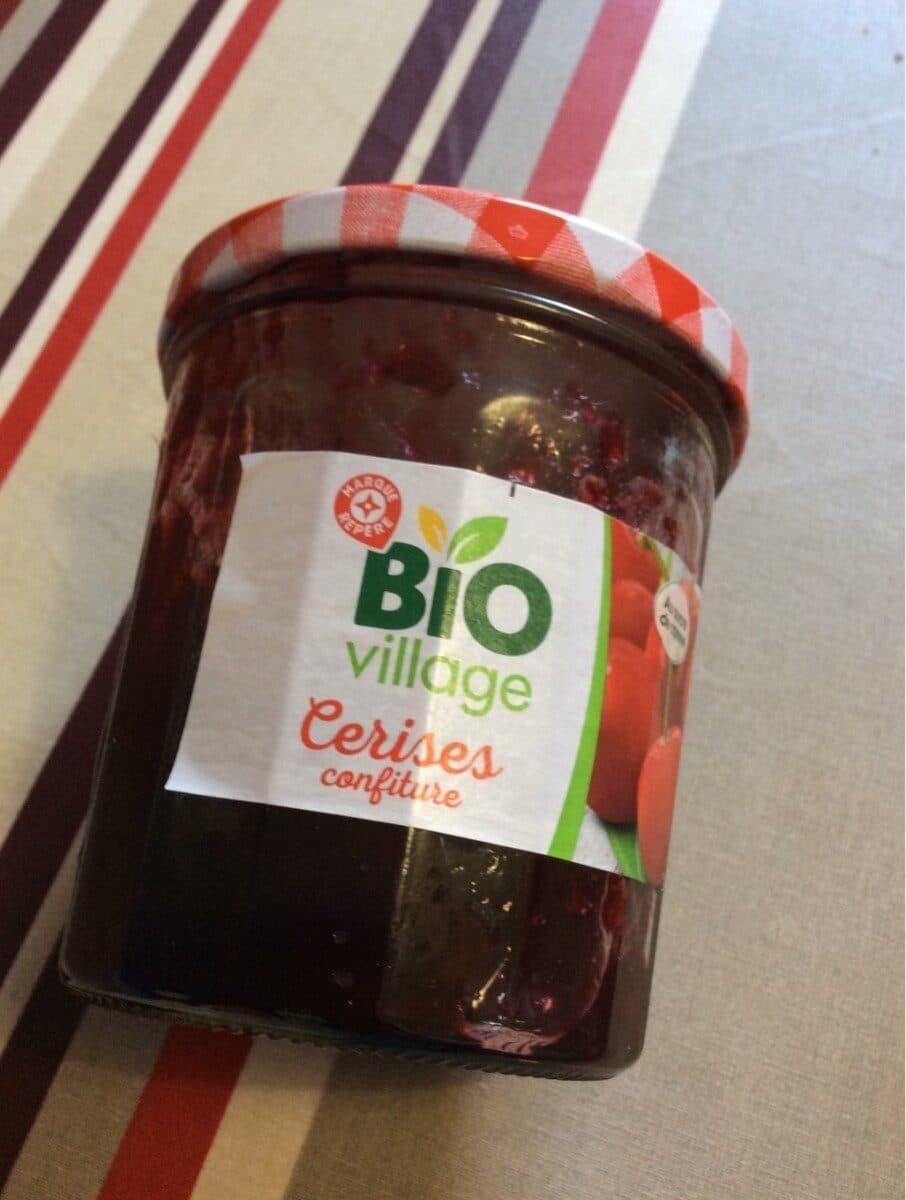 Bio Village Confiture cerises bio packshot