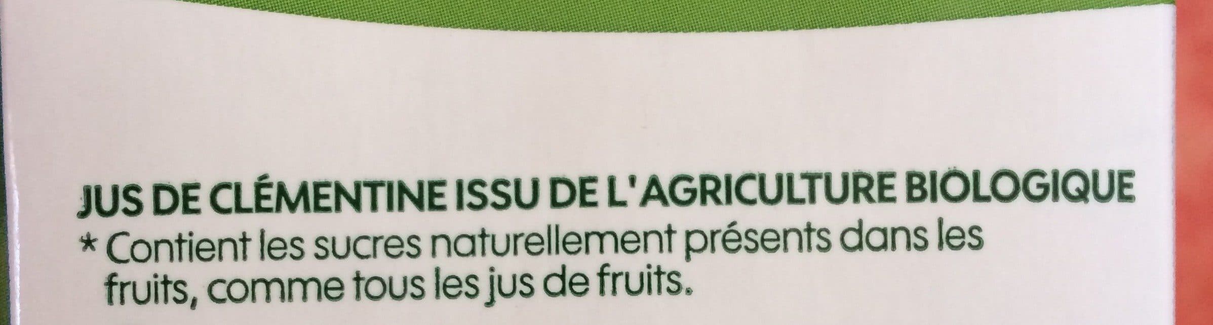 Bio Village 100% pur jus clémentine packshot