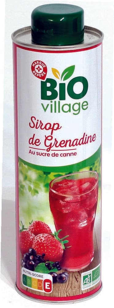 Bio Village Sirop de grenadine au sucre de canne packshot