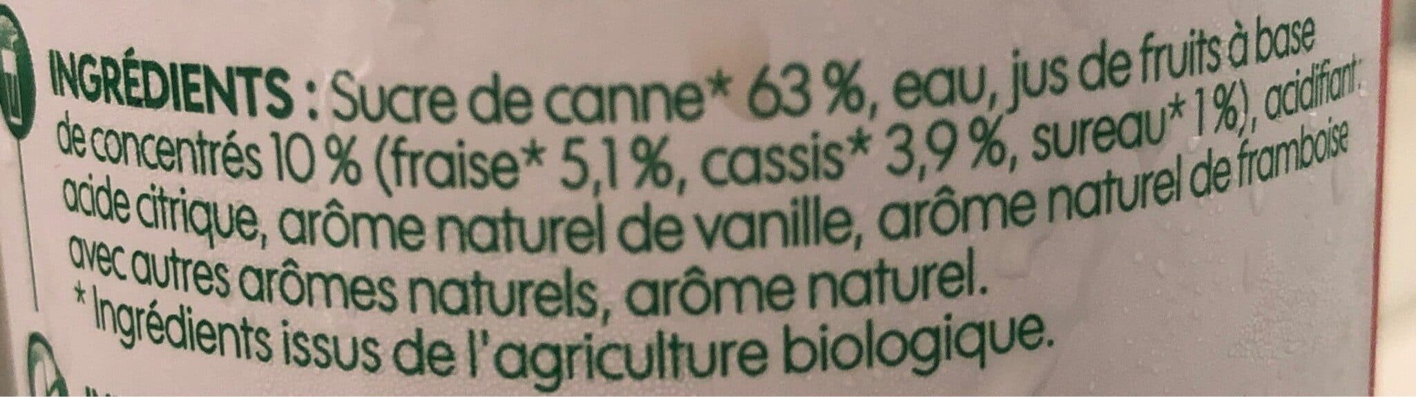 Bio Village Sirop de grenadine au sucre de canne packshot