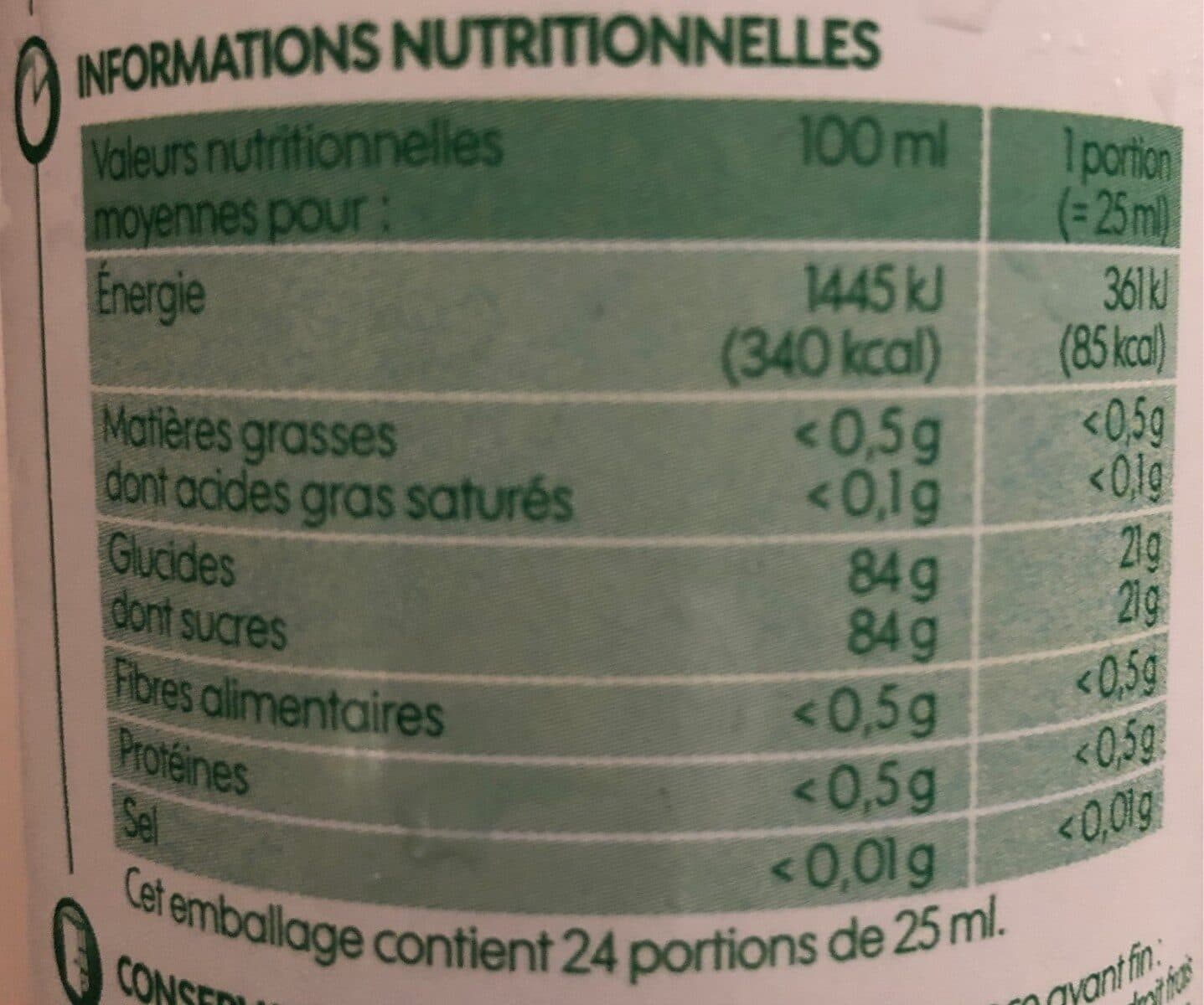 Bio Village Sirop de grenadine au sucre de canne packshot