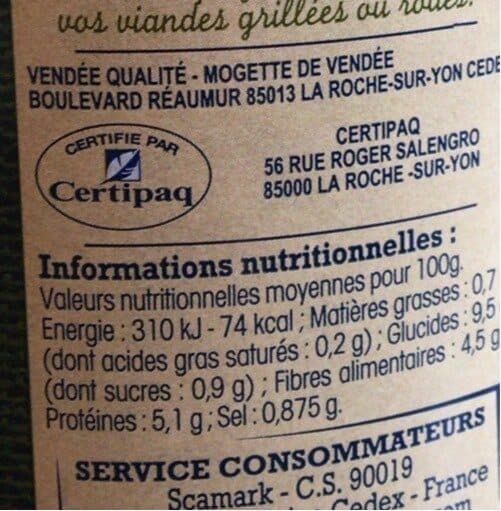 Nos Régions ont du Talent Mogettes De Vendée cuir au naturel packshot