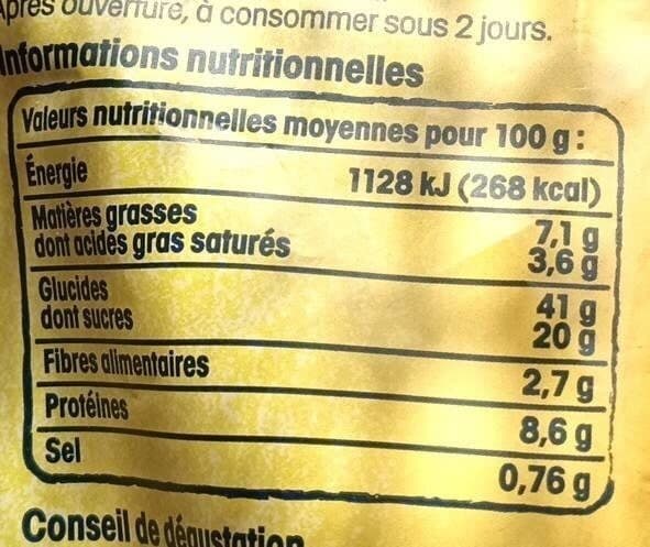 Nos régions ont du talent Tourteau fromage du Poitou packshot