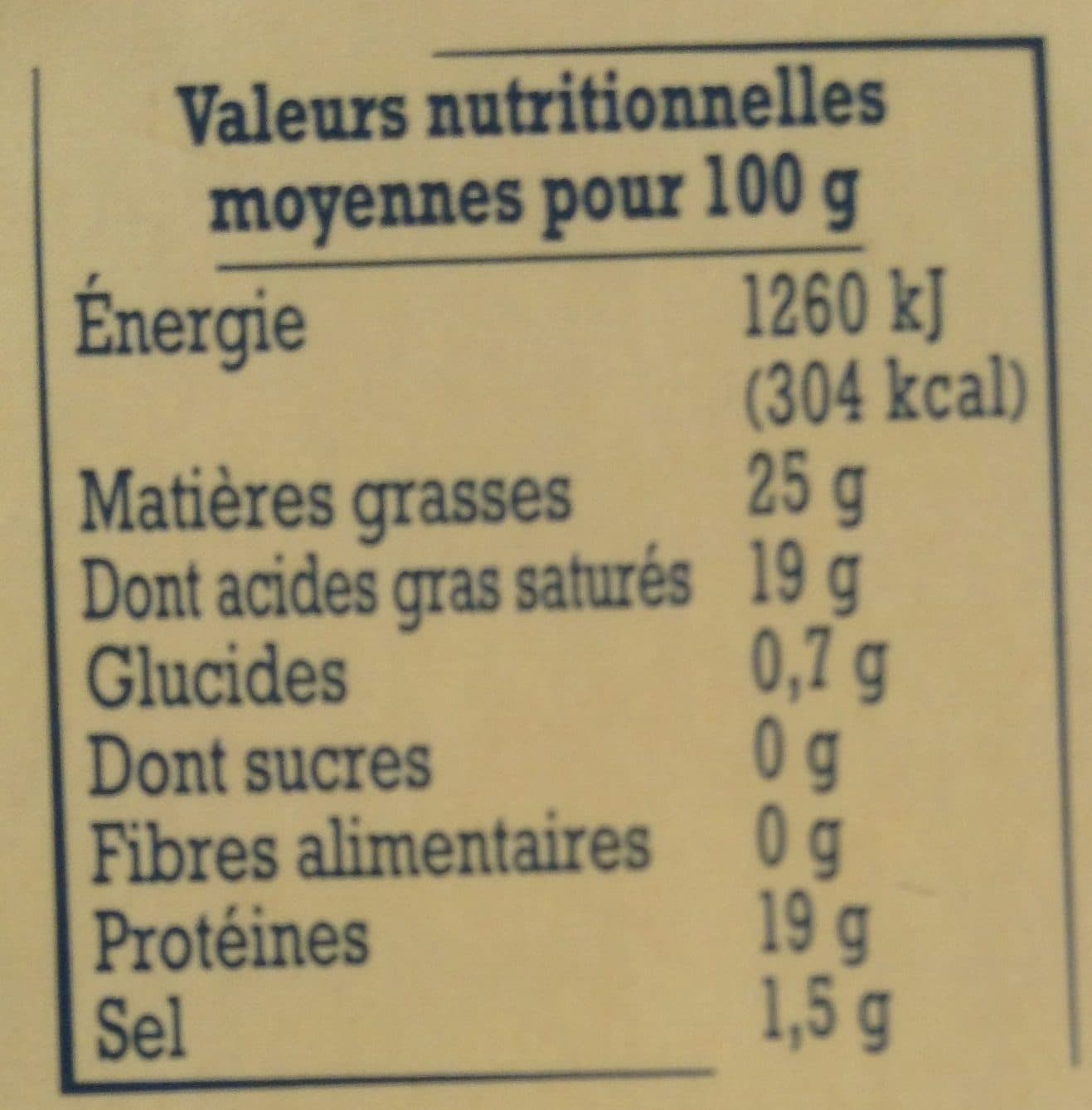 Leclerc Chabichou du Poitou (25% MG) packshot