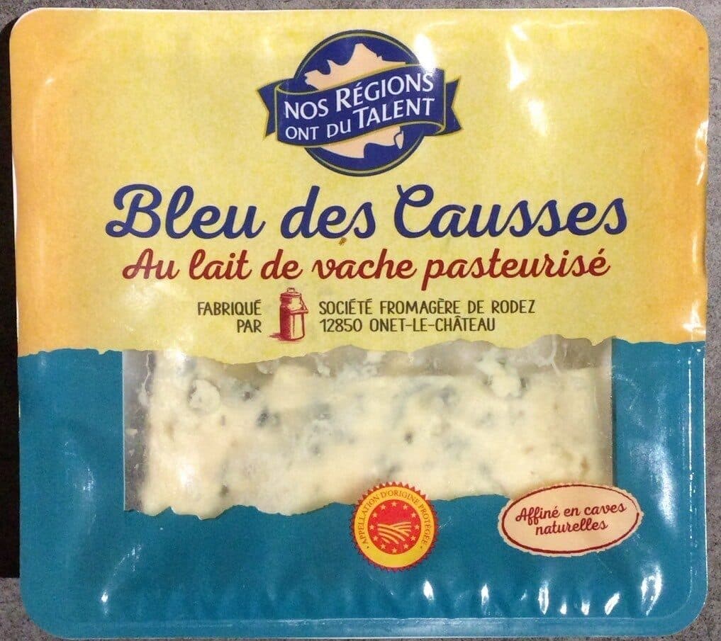 Leclerc Bleu des Causses au lait de vache pasteurisé packshot