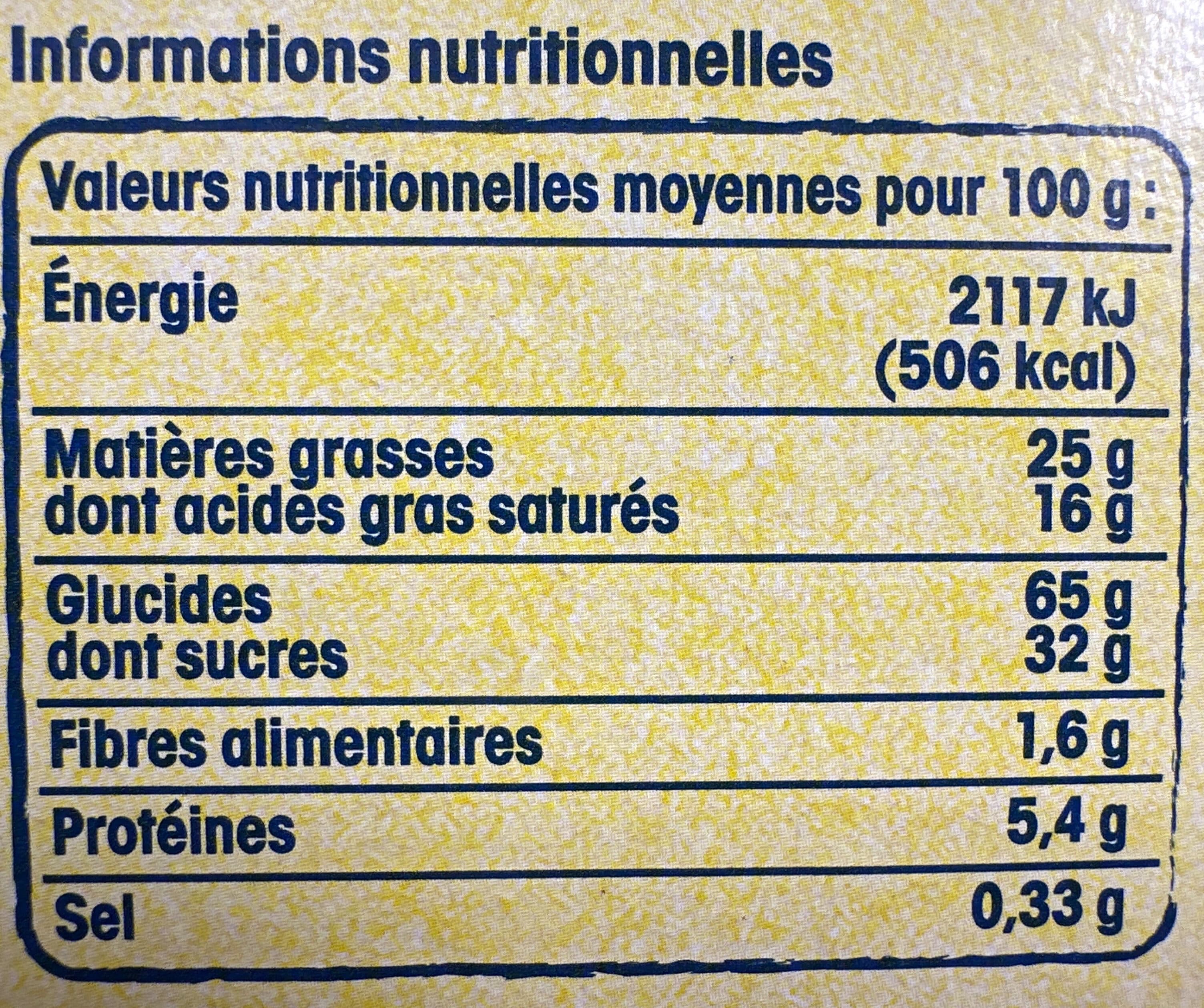 Nos Régions ont du Talent Sablés aux pommes au beurre de Normandie packshot