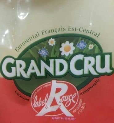 Label Rouge Emmental Français Est-Central Grandcru packshot