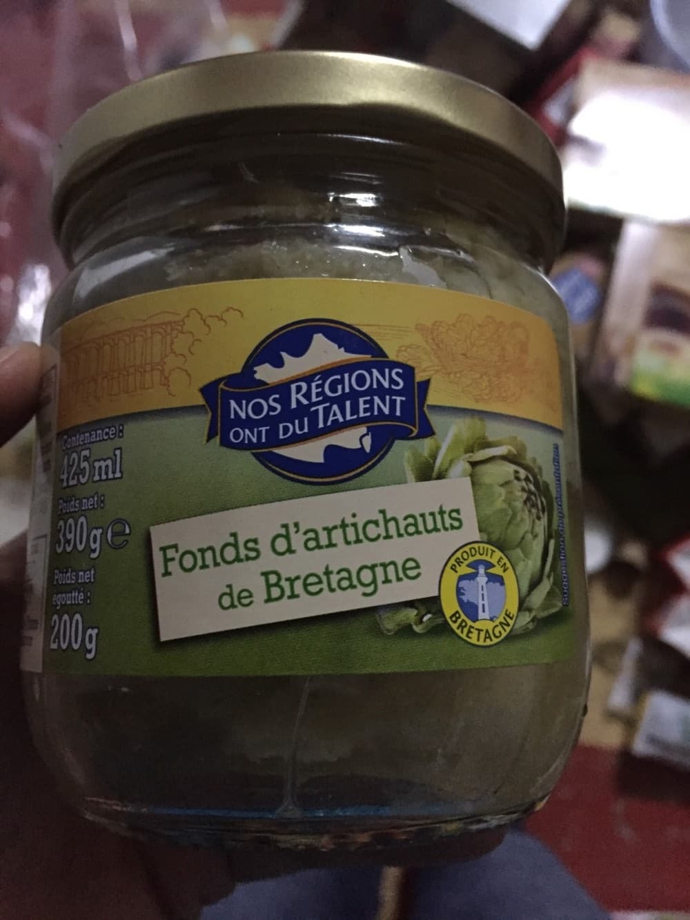 Leclerc Fonds d'artichauts de Bretagne packshot
