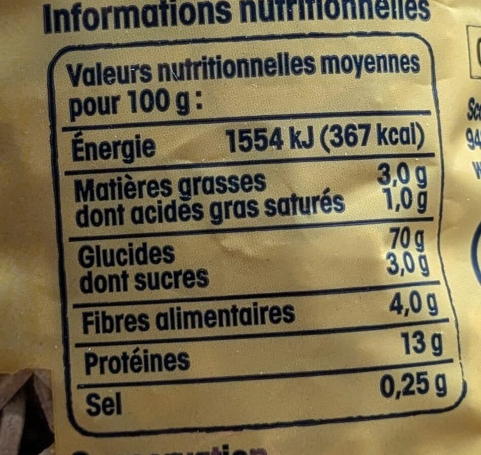Nos Régions ont du Talent Pates crozets au Sarrasin packshot