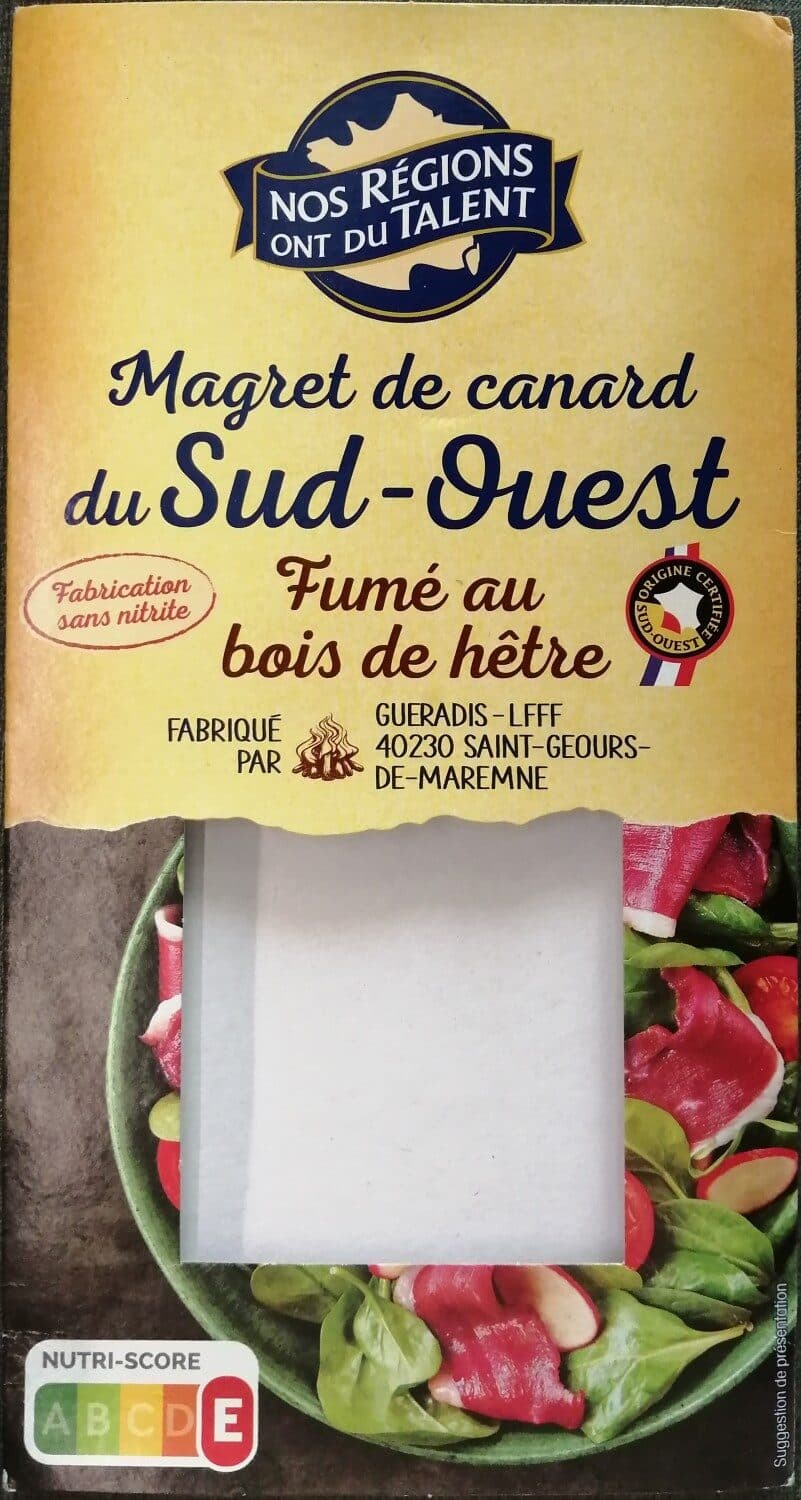 Leclerc Magret de canard fumé packshot