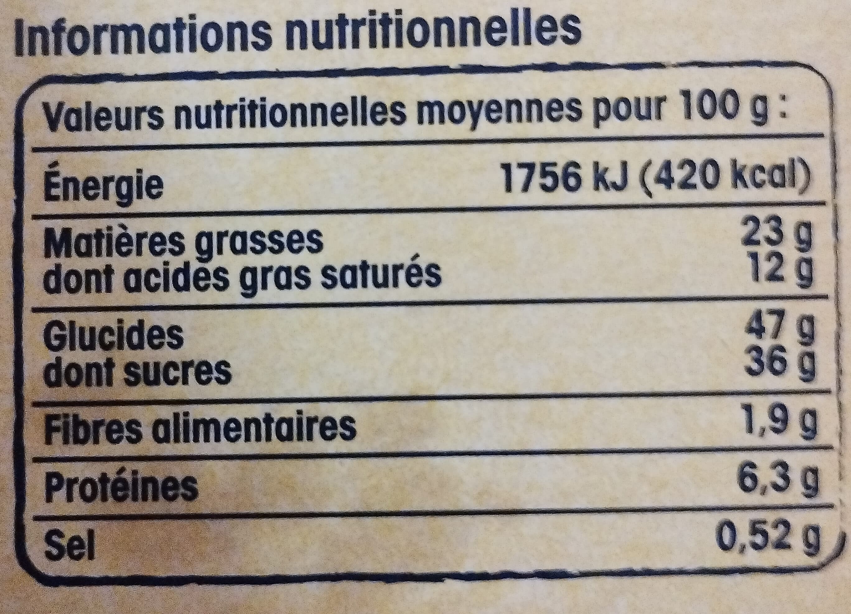 Nos Régions ont du Talent Gâteau Creusois aux noisettes packshot