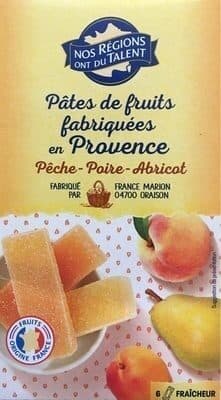 France Marion Pâtes de Fruits Jaunes packshot