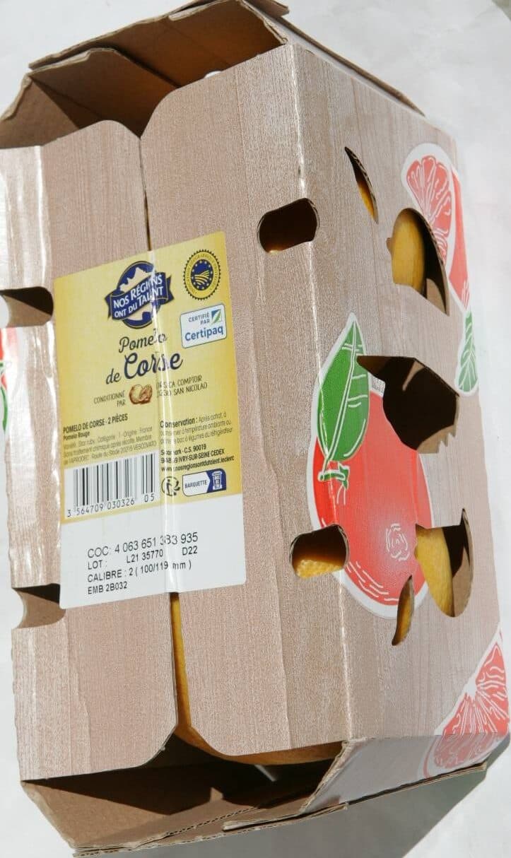 Leclerc Pomelo de Corse packshot