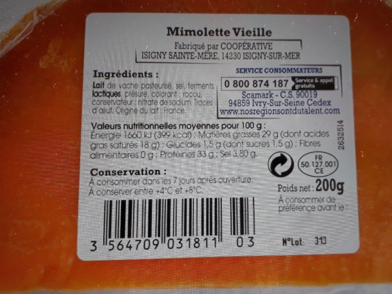 Leclerc Mimolette vieille packshot