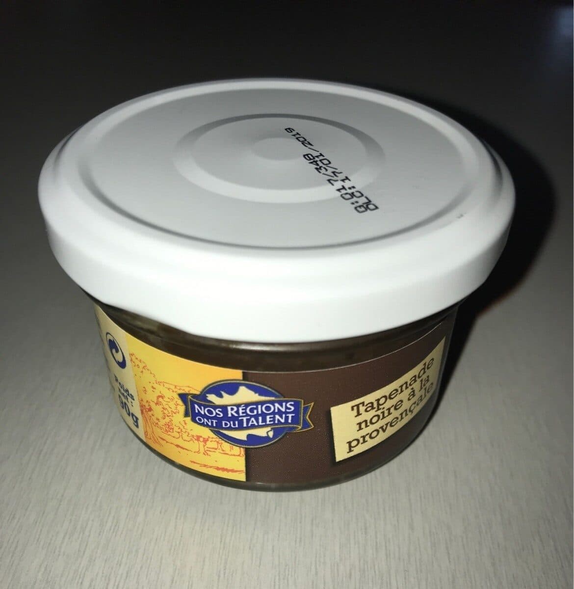 Nos Régions ont du Talent Tapenade Noir Provence, Nos Régions Ont Du Talent packshot