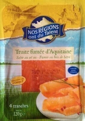 Leclerc Truite fumée d'Aquitaine packshot